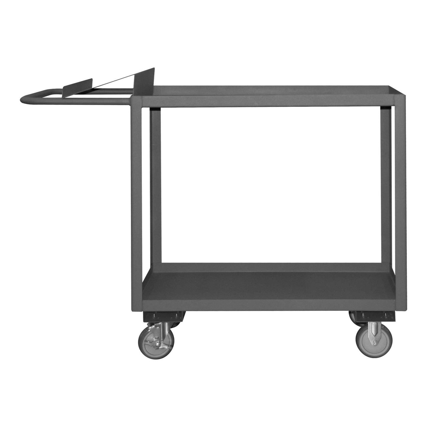 Durham OPC-2448-2-95 ORDER PICKING CART, 2 SHELVES WITH LIP, 24 X 48