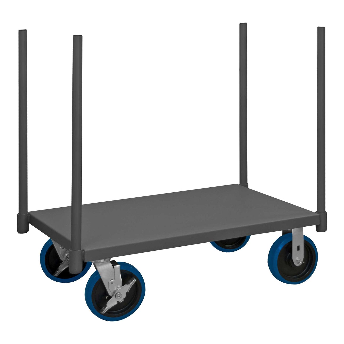 Durham PST-3060-95 PIPE STAKE TRUCK, 4 REMOVABLE PIPES, 30-3/8 X 63-3/8 X 40-7/8