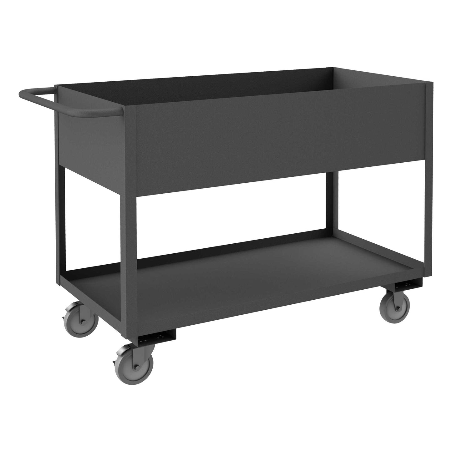 Durham RSC12-1830-2-95 STOCK CART, 2 SHELVES WITH HIGH LIPS, 18-1/4 X 36-1/4 X 37-5/8