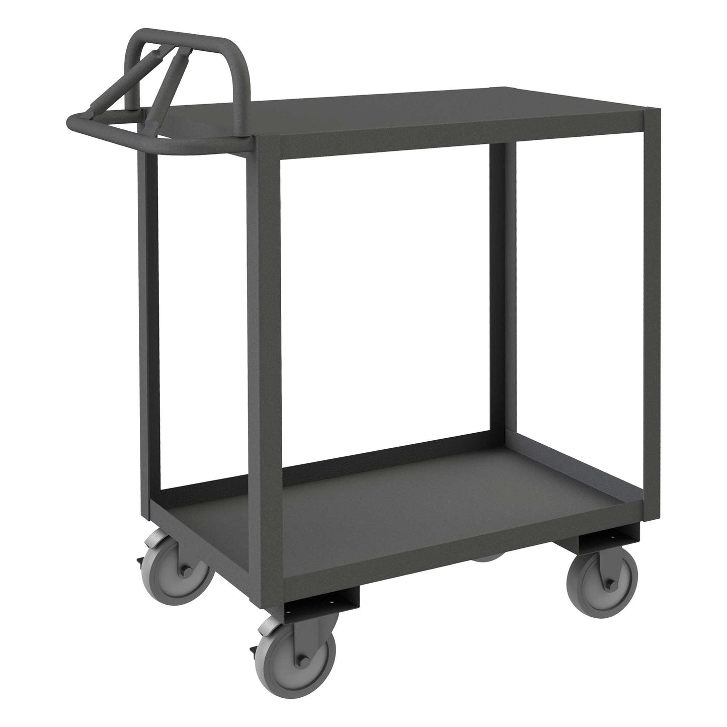 Durham RSCE-1836-2-TLD-95 STOCK CART, 2 SHELF, ERGONOMIC HANDLE, 18-1/4 X 42-1/4 X 43-5/8