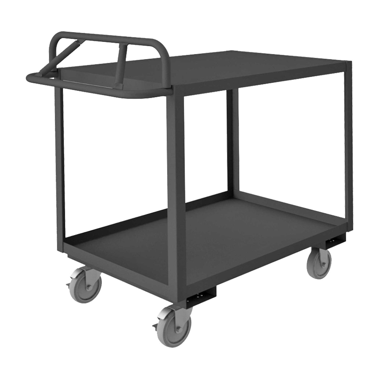 Durham RSCE-243641-2-TLD-95 STOCK CART, 2 SHELF, ERGONOMIC HANDLE, 24-1/4 X 42-1/4 X 40-7/8