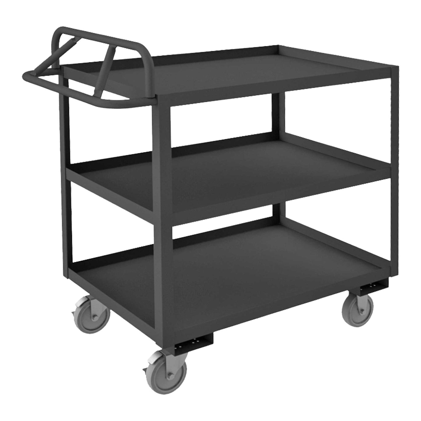 Durham RSCE-304841-3-95 STOCK CART, 3 SHELF, ERGONOMIC HANDLE, 30-1/4 X 54-1/4 X 40-7/8