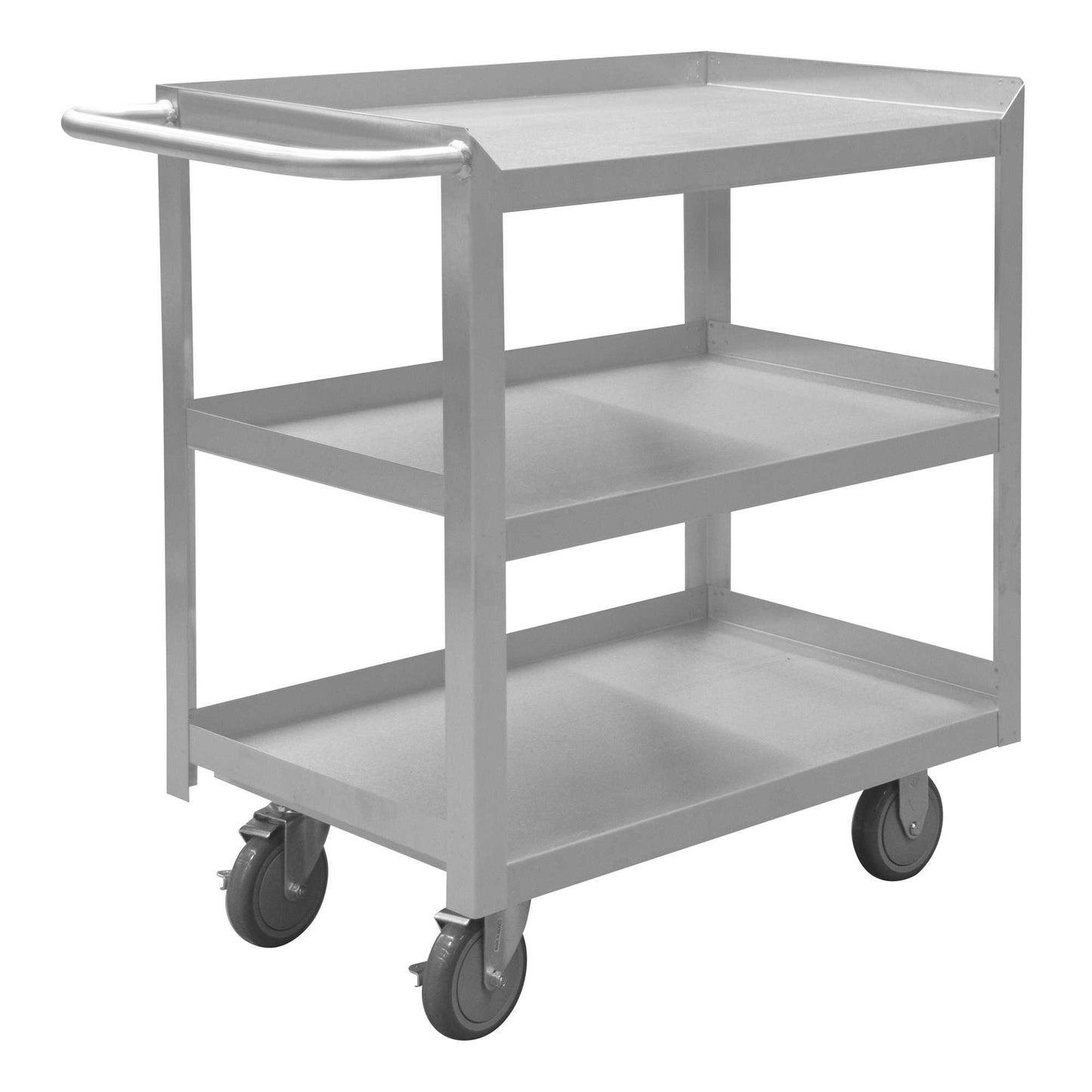 Durham SRSC1630603FLD5PU STAINLESS STEEL STOCK CART, 3 SHELVES, 30-1/8 X 66 X 35
