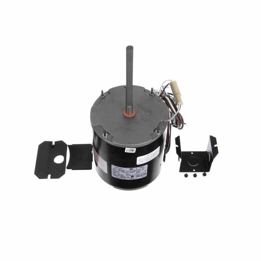 Century Condenser Fan Motor, 3/4 HP, 1 Ph, 60 Hz, 460 V, 1075 RPM, 1 Speed, 48 Frame, ENCLOSED - 791A