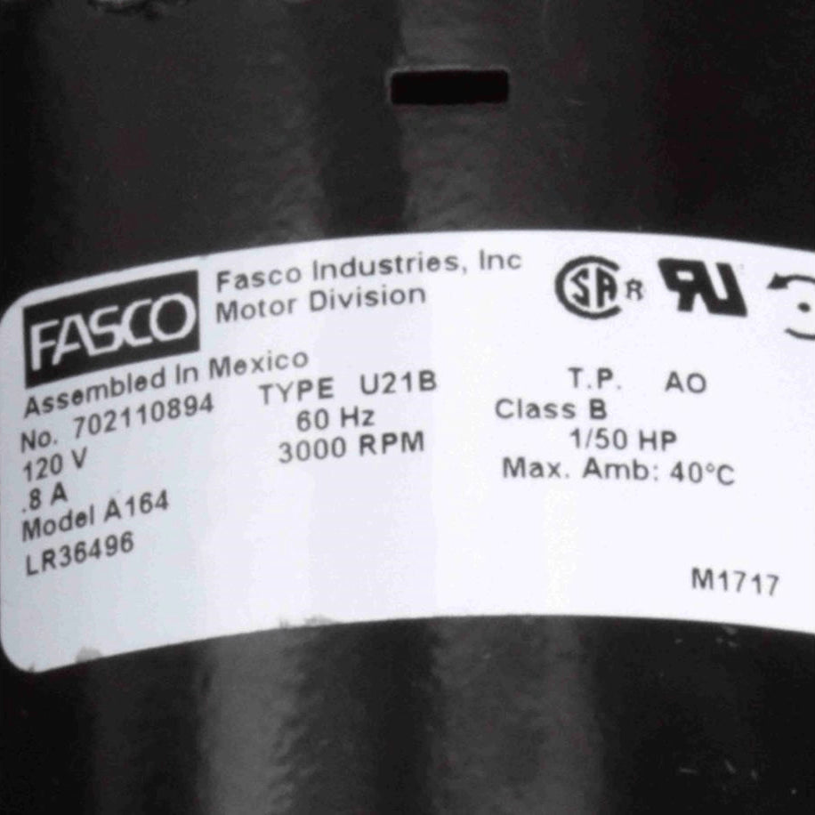 Fasco Round Outlet Shaded Pole OEM Replacement Draft Inducer Blower, 120 Volts, Flange: No - A164