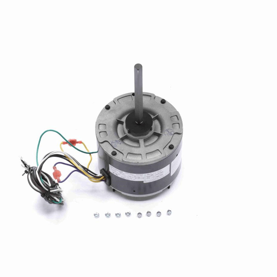 Century ECONOMASTER® Condenser Fan Motor, 1/6 HP, 1 Ph, 60 Hz, 208-230 V, 825 RPM, 1 Speed, 48 Frame, TEAO - EM3403F