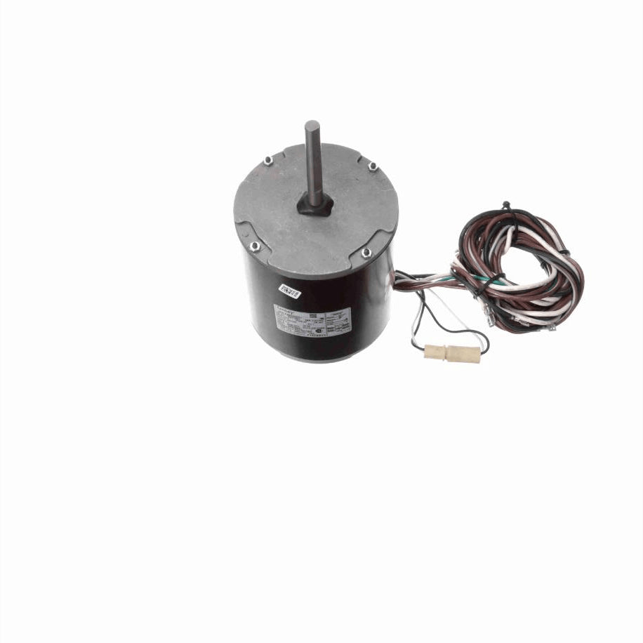Century Condenser Fan Motor, 3/4 HP, 1 Ph, 60 Hz, 208-230 V, 1075 RPM, 1 Speed, 48 Frame, SEMI ENCLOSED - F1076SV1