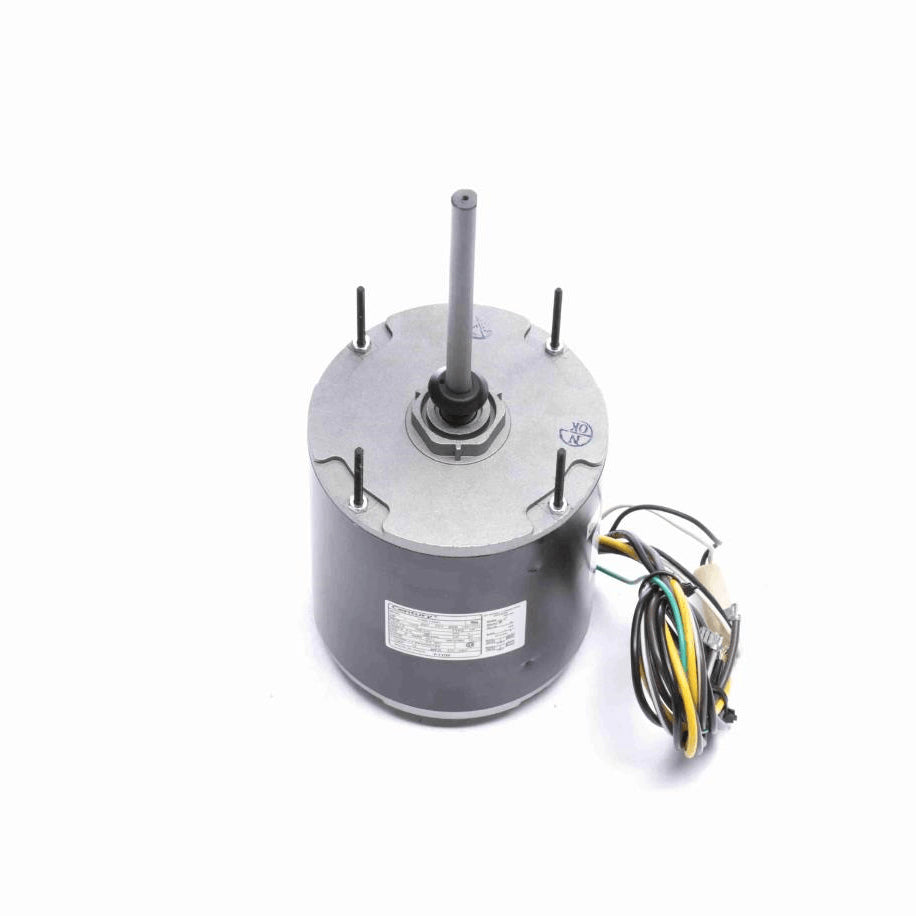 Century Condenser Fan Motor, 1 HP, 1 Ph, 60 Hz, 208-230 V, 1075 RPM, 1 Speed, 48 Frame, SEMI ENCLOSED - F1106