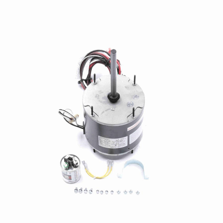 Century MASTERFIT PRO® Condenser Fan Motor, 1/3, 1/5 HP, 1 Ph, 60 Hz, 208-230 V, 825 RPM, 2 Speed, 48 Frame, TEAO - FE6001F