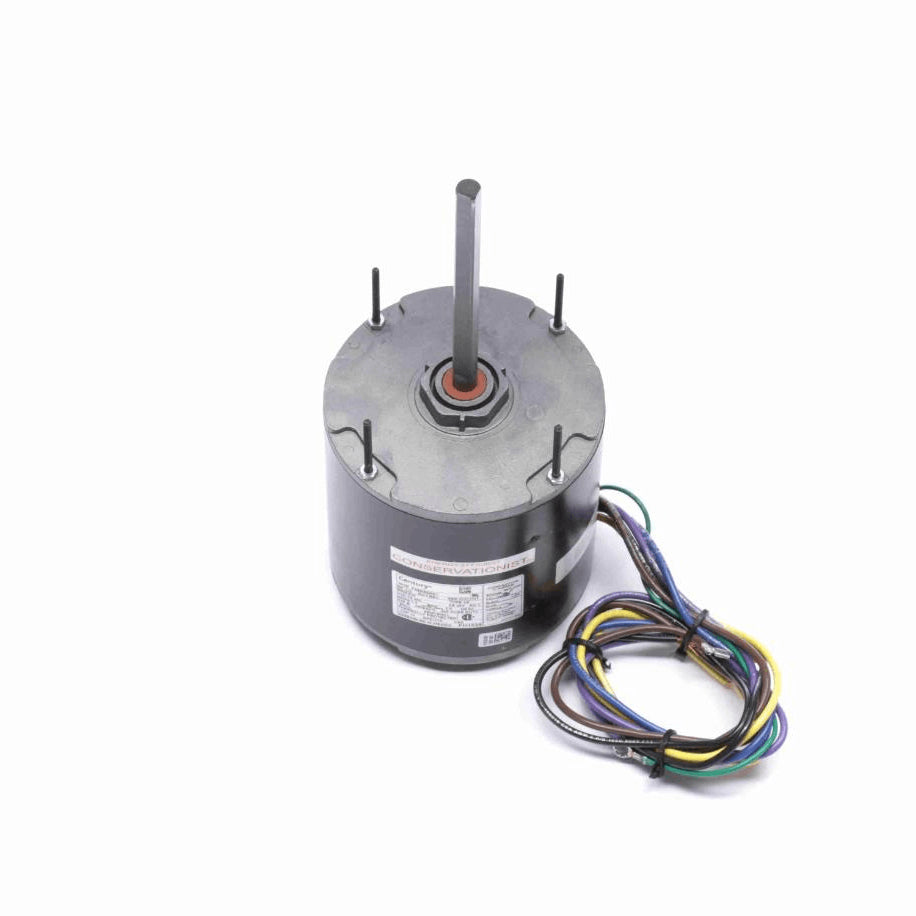 Century Condenser Fan Motor, 1/3 HP, 1 Ph, 60 Hz, 460 V, 825 RPM, 1 Speed, 48 Frame, SEMI ENCLOSED - FH1038