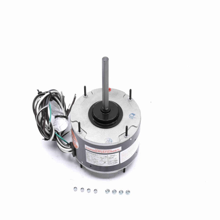 Century 4-in-1® Condenser Fan Motor, 1/8-1/15 HP, 1 Ph, 60 Hz, 208-230 V, 825 RPM, 1 Speed, 48 Frame, ENCLOSED - ORM5484BF