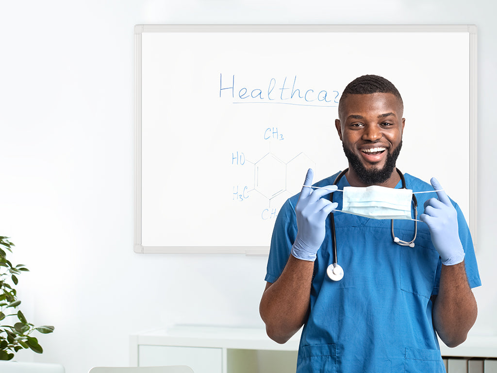 MasterVision BMA0507226 Maya Series Antimicrobial Whiteboard