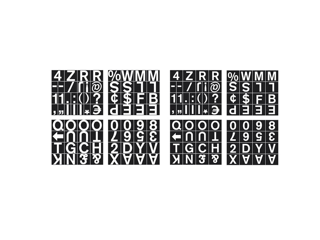 MasterVision CAR0802 Magnetic Set Of Letters, Numbers And Symbols