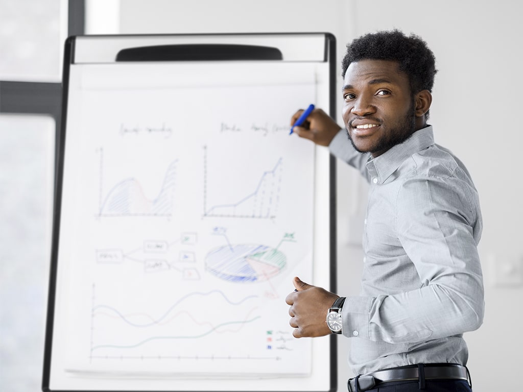 MasterVision EA48066720 Mvi Series Magnetic Mobile Easel