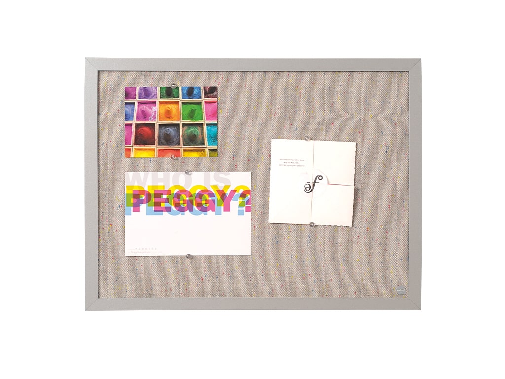MasterVision FB0470608 Gray Fabric Wood Framed Bulletin Board