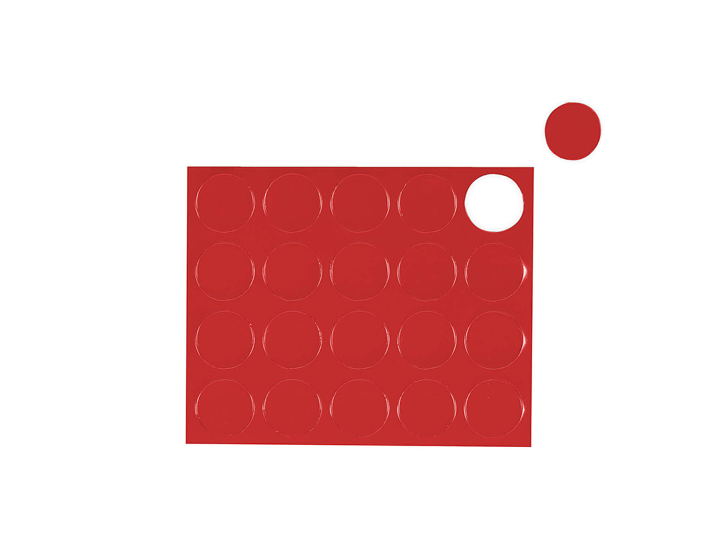 MasterVision FM1604 Magnetic Color Coding Dots