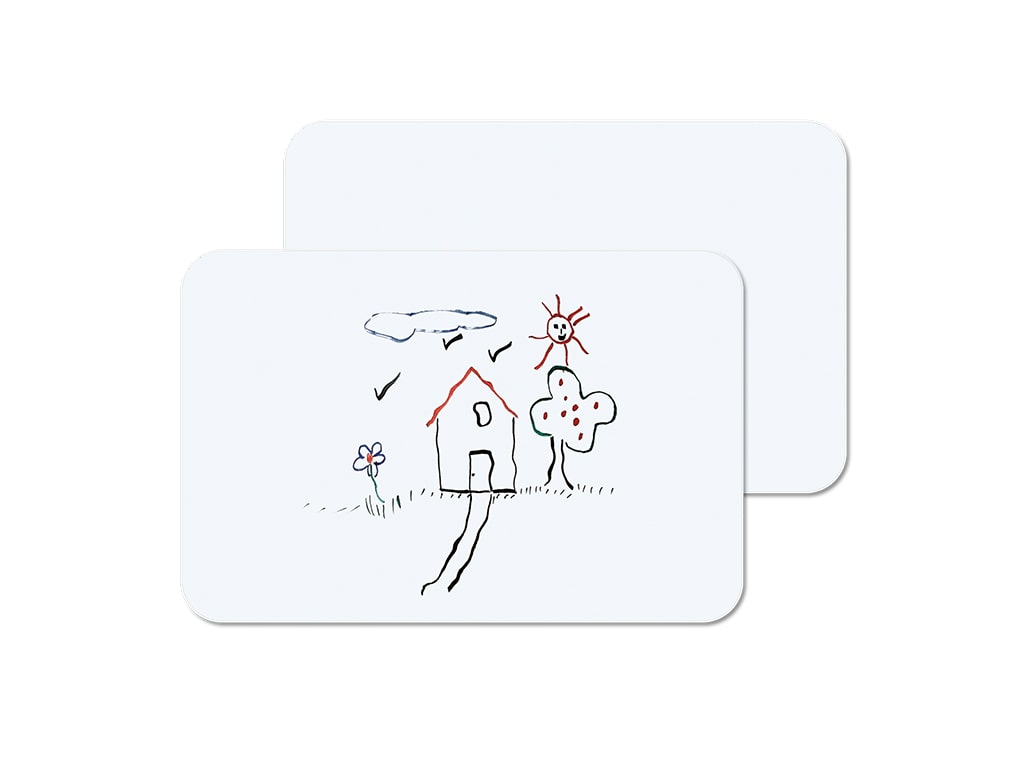 MasterVision MB8012397 Dry-Erase Lapboard Double-Sided Packs