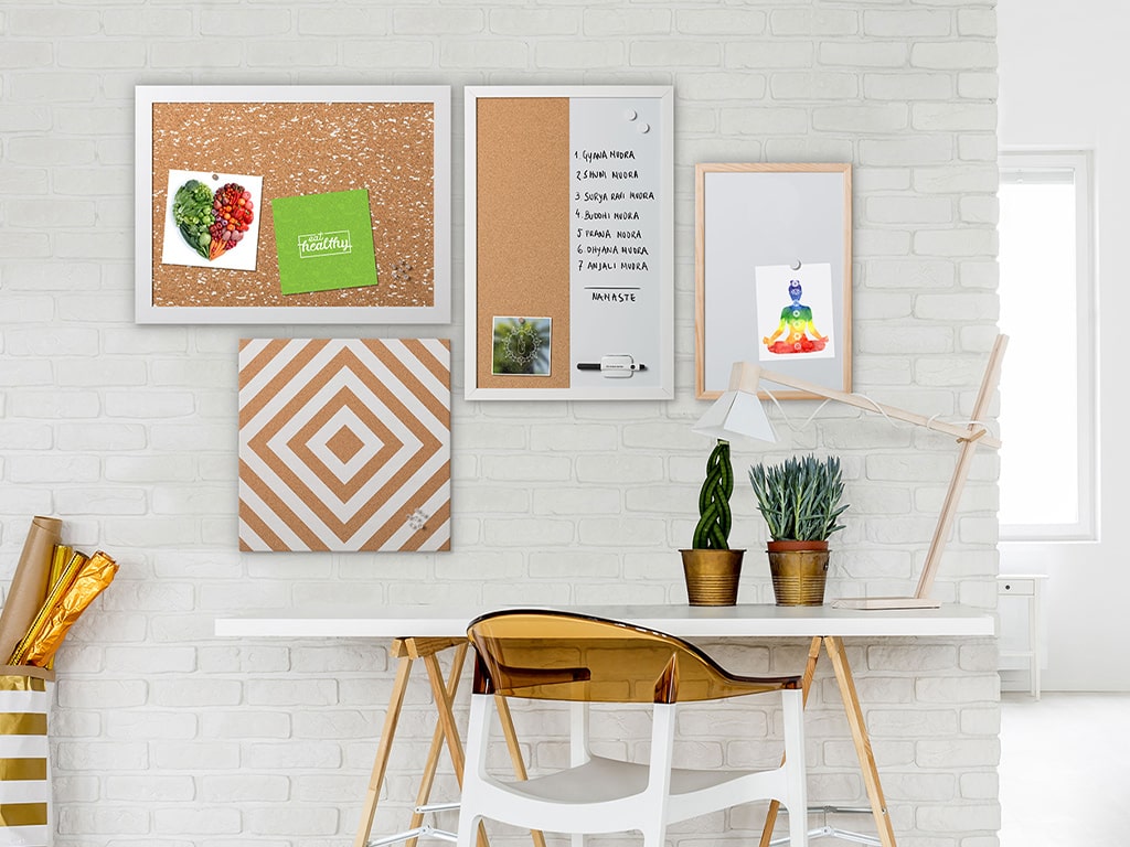 MasterVision MM04001010 Magnetic Dry-Erase Board Pine Frame