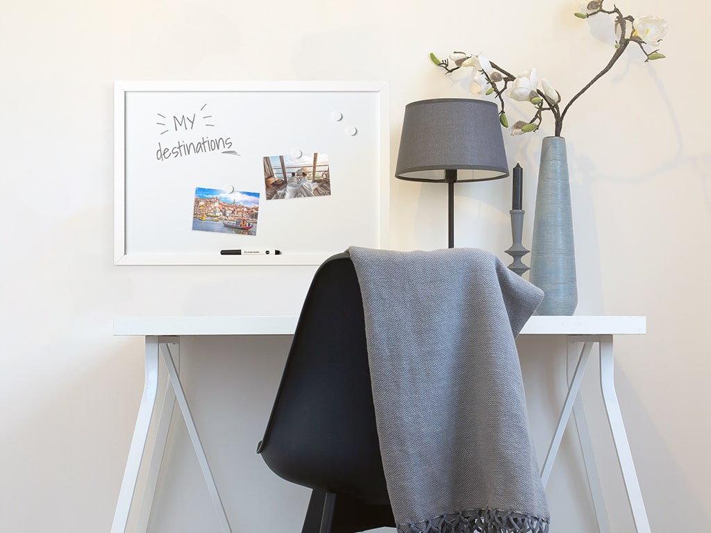 MasterVision MM040016619 White Magnetic Dry-Erase Board