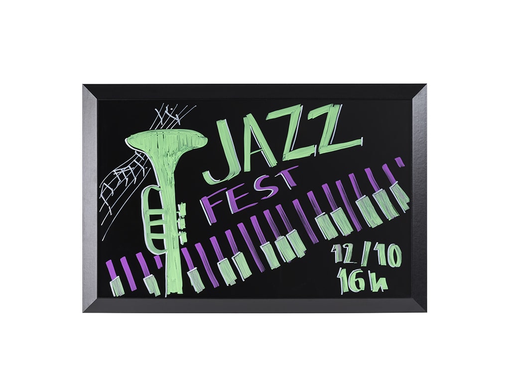 MasterVision MM07151620 Kamashi Wet Erase Black Board