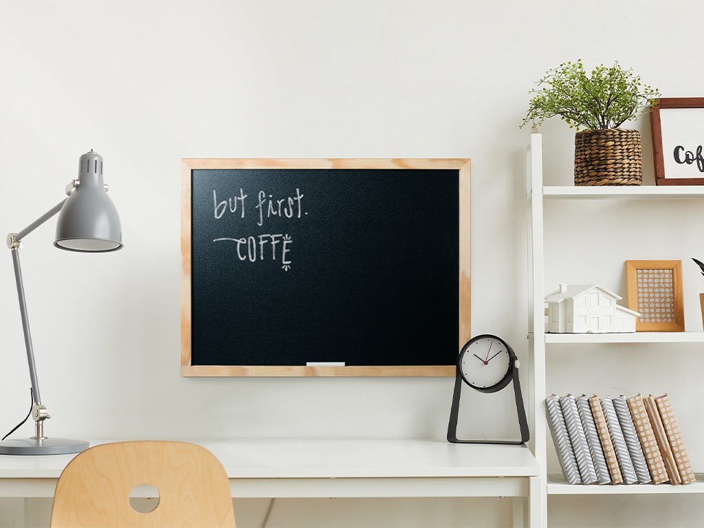MasterVision PM18010119 Chalk Board Pine Frame