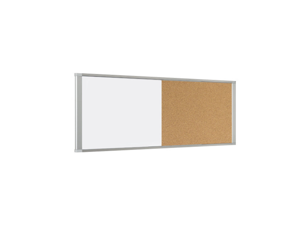 MasterVision XA10003700 Cubicle Workstation Half Cork/Half Magnetic Steel Whiteboard