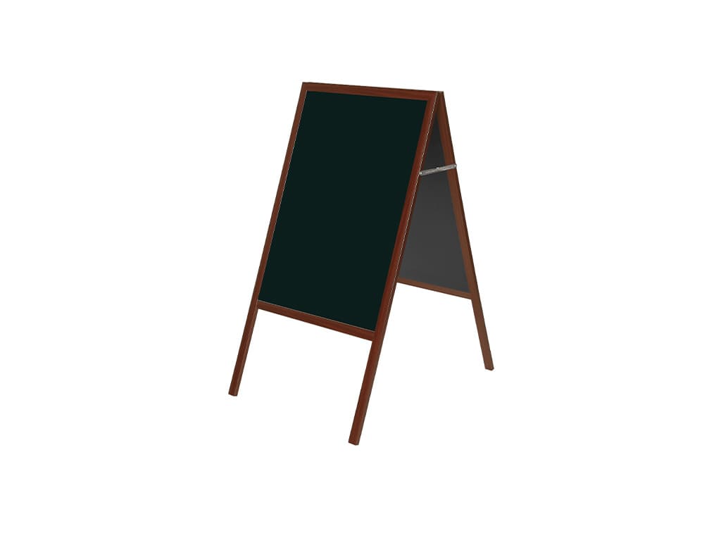 MasterVision DKT30505052 Cherry Magnetic Wet Erase A-Frame Sign Board