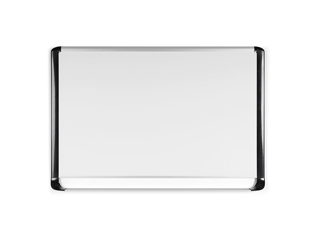 MasterVision MVI050201 Mvi Series Magnetic Steel Whiteboard - Black Frame