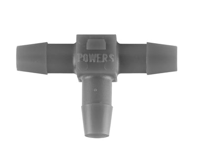 Siemens 184-113 RESTRICTOR TEE, YELLOW BARB, TYPE 3, 1/4" OD POLYETHYLENE TUBING, PLASTIC, 5PK