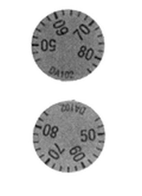 Siemens 192-779 SET POINT DIAL, PROD GROUP 19X, FAHRENHEIT, DIRECT ACTING, RIGHT SIDE, 10 PACK
