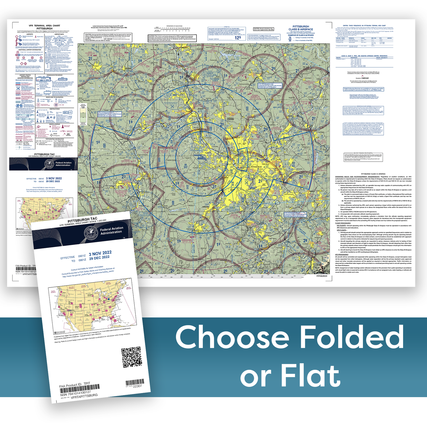 Paradise Clay FAATPIT FAA Chart: VFR TAC PITTSBURGH