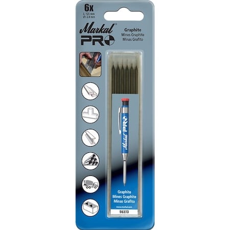 MARKAL® 96273 Pro Graphite Refills (6 EA)