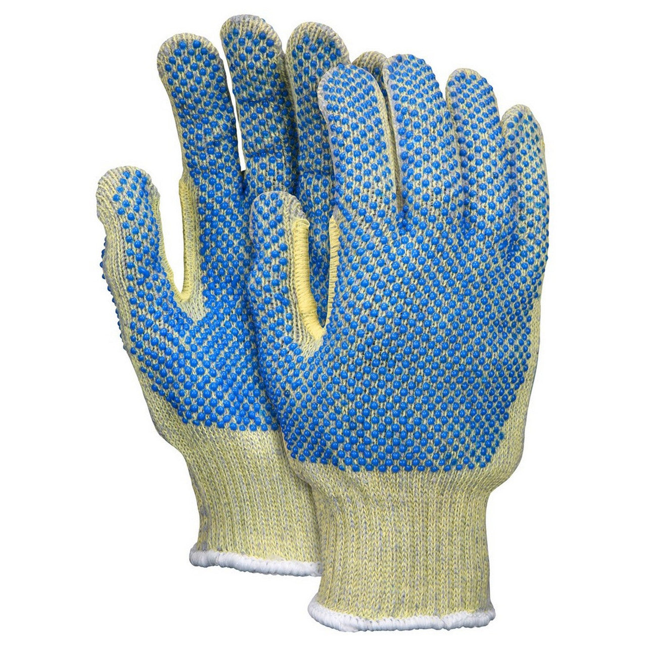 MCR Safety 93859M MCR Safety Cut Pro® with Hero Technology 7-Gauge Regular Weight Shell Made with ARX® Aramid Fibers PVC Dotted Back and Palm Cut Resistant Work Gloves (1 DZ)