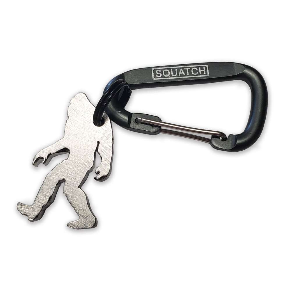 Paradise Clay PAR628 Microsquatch w/Carabiner - Bottle Opener - Keychain