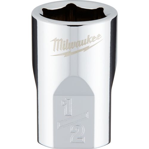 Milwaukee Tool 45-34-9064 3/8" Drive 1/2" SAE Socket with FOUR FLAT Sides, 1 EA
