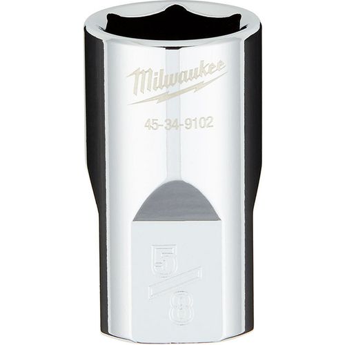 Milwaukee Tool 45-34-9102 1/2" Drive SAE 5/8" 6-Point Socket with FOUR FLAT Sides, 1 EA