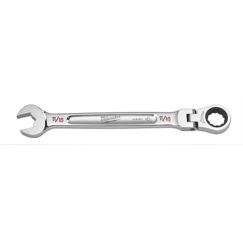 Milwaukee Tool 45-96-9817 11/16" Flex Head Combination Wrench, 1 EA