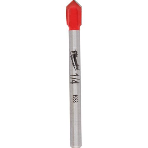 Milwaukee Tool 48-20-8982 1/4" Ceramic Tile and Glass Bit, 1 EA