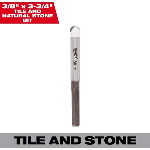 Milwaukee Tool 48-20-8994 3/8" Granite and Stone Bit, 1 EA