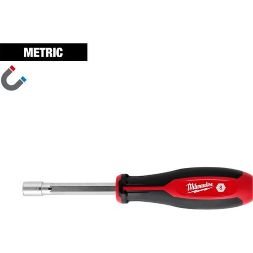 Milwaukee Tool 48-22-2565 8mm HollowCore Magnetic Nut Driver, 1 EA