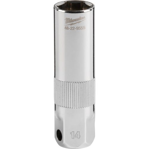 Milwaukee Tool 48-22-9555 3/8" Drive 14MM Spark Plug Socket, 1 EA