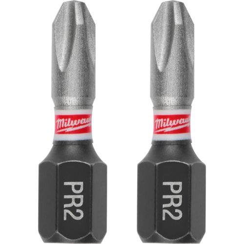 Milwaukee Tool 48-32-4114 SHOCKWAVE Impact Phillips Reduced #2 Insert Bits, 25 EA/PK
