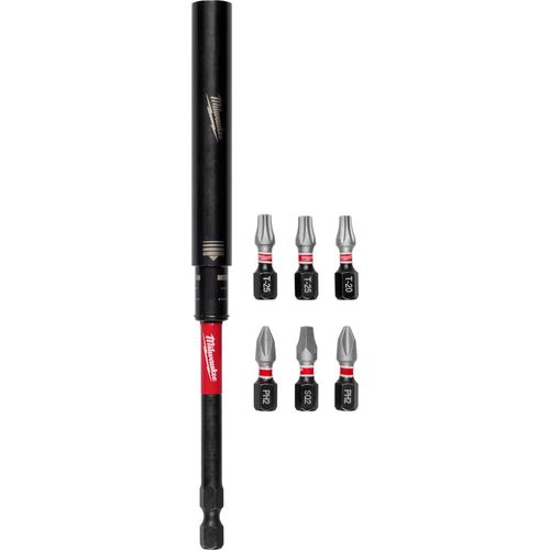 Milwaukee Tool 48-32-4518 7 Piece SHOCKWAVE Impact Duty Magnetic Drive Guide Set, 1 ST