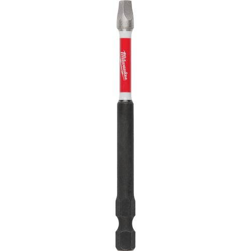 Milwaukee Tool 48-32-4573 SHOCKWAVE Impact Duty 3-1/2" Square Recss #3 Power Bit, 1 EA