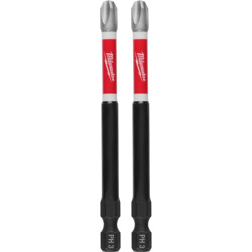 Milwaukee Tool 48-32-4664 SHOCKWAVE Impact Duty 3-1/2" PH3 Bit, 2 EA/PK