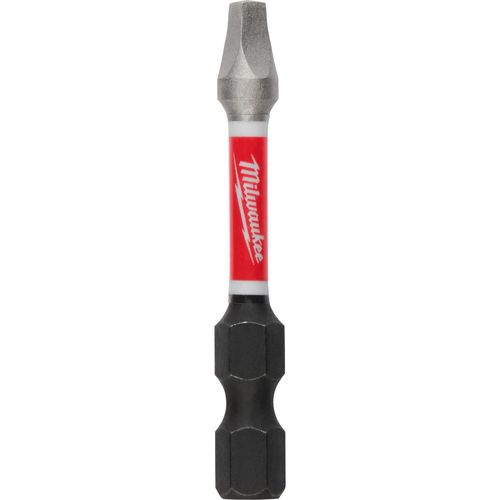 Milwaukee Tool 48-32-4910 SHOCKWAVE Impact Duty 2" Square Recess #3 Power Bits, 2 EA/PK