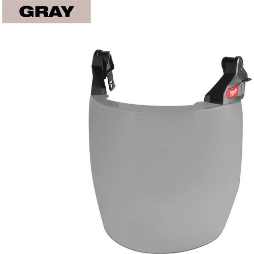 Milwaukee Tool 48-73-1426 BOLT Full Face Shield - Gray Dual Coat Lens (Compatible with Milwaukee Safety Helmet No Brim, 1 EA