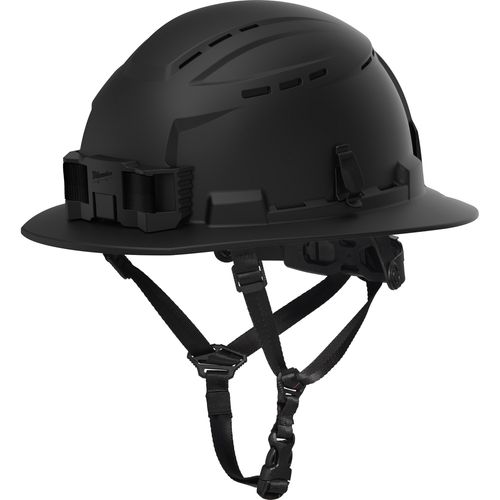 Milwaukee Tool 48-73-1660 BOLT Black Full Brim Vented Safety Helmet – Type 2 Class C, 1 EA