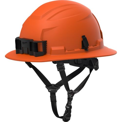 Milwaukee Tool 48-73-1663 BOLT Safety Orange Full Brim Safety Helmet – Type 2 Class E, 1 EA