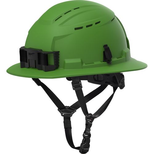 Milwaukee Tool 48-73-1690 BOLT Green Full Brim Vented Safety Helmet – Type 2 Class C, 1 EA